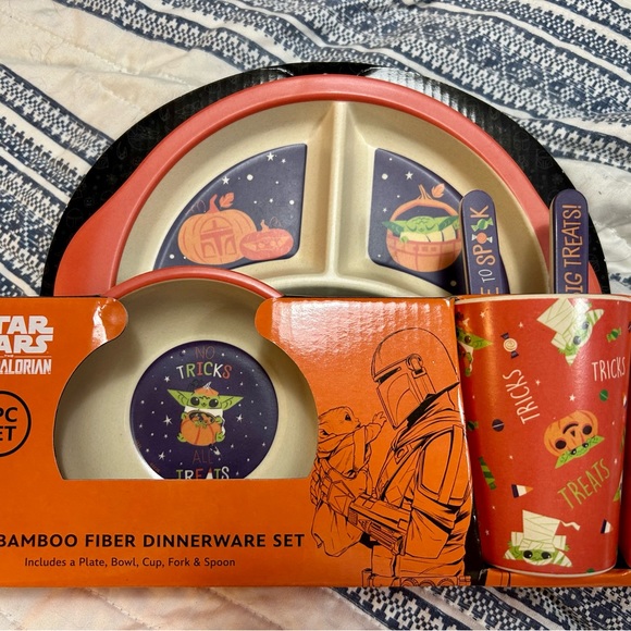Baby Toddler Star Wars Bamboo Fiber Dinnerware 5pc Set - Picture 1 of 4